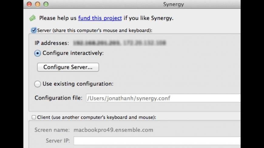 Synergy 1.10 Mac Download